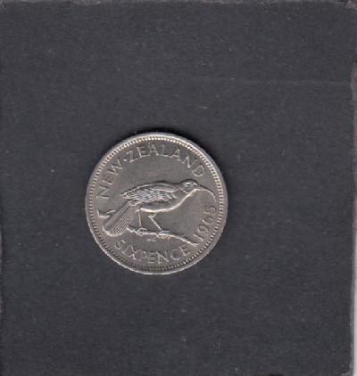 Beschrijving: 6 Pence HUIA BIRD 